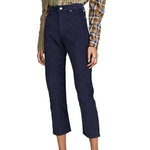 Levi's Wedgie Straight Cords in Navy size 27